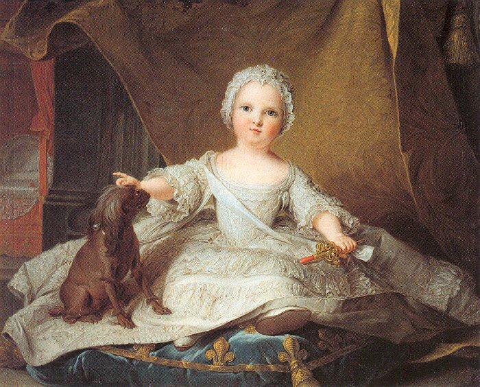 Jean Marc Nattier Marie Zephyrine of France as a Baby Spain oil painting art